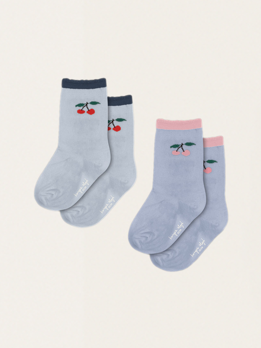 Skarpetki 2-pak Blue Fog / Purple Impression