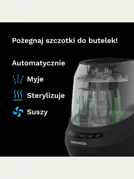 Myjka i sterylizator do butelek Bottle Washer Pro Black