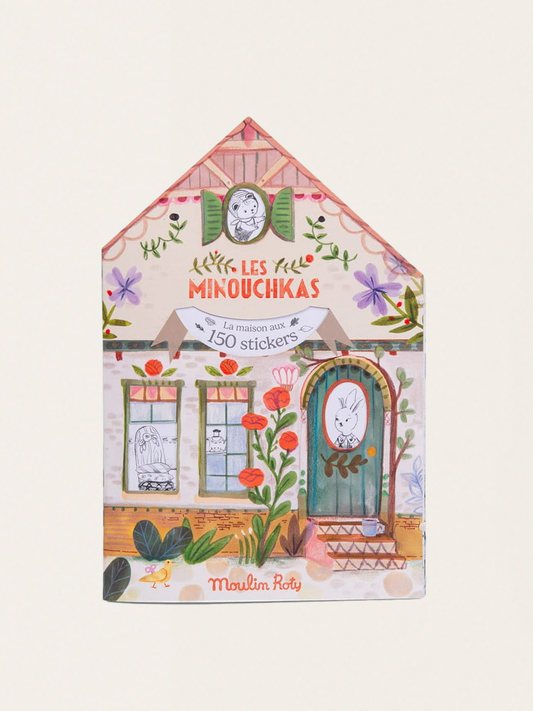 Kolorowanka z naklejkami Domek Les Minouchkas