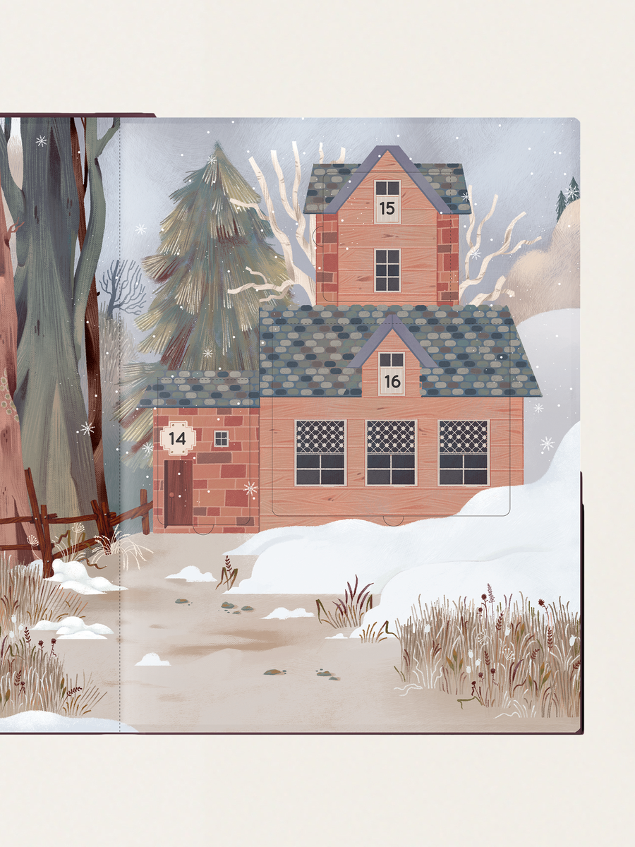 Czekając na Święta w Krainie Baśni. Kalendarz adwentowy z 24 okienkami