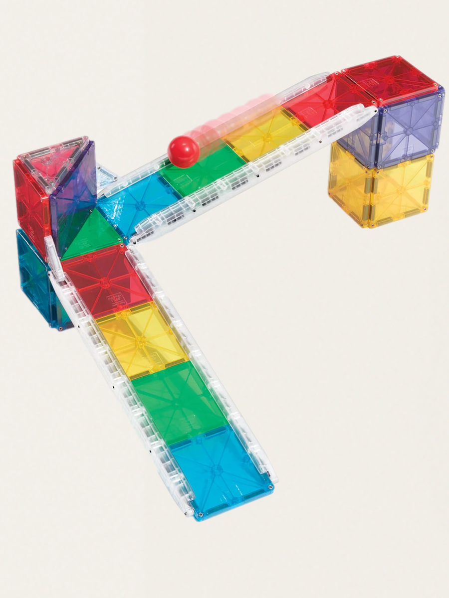 Klocki magnetyczne Rail Racers 33 elementy