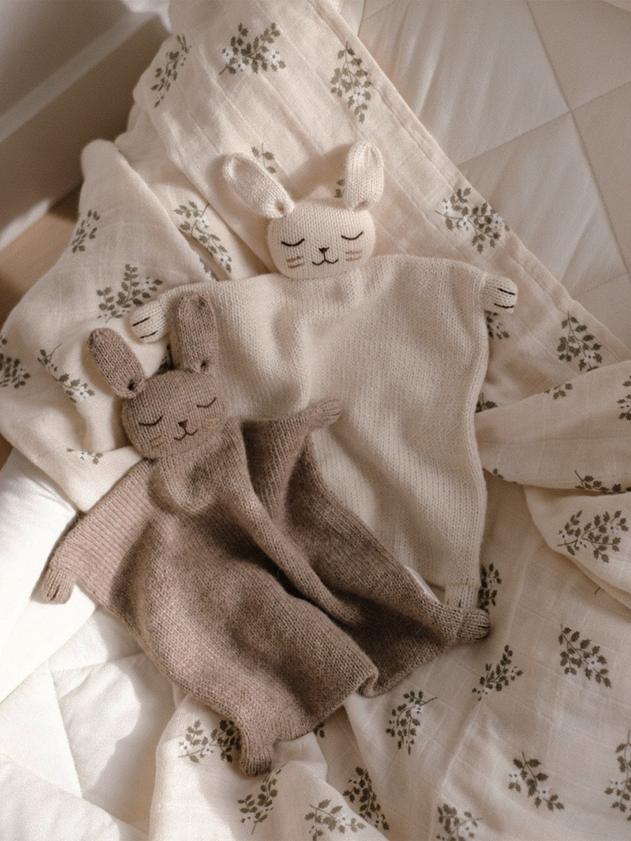 Przytulanka z wełny Baby Alpaca Bunny Ecru
