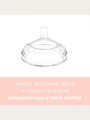 Butelka antykolkowa Breast Shape 210 ml Ivory