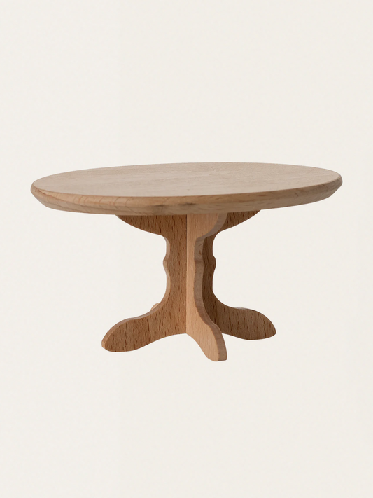 Owalny stół do jadalni do domku myszek