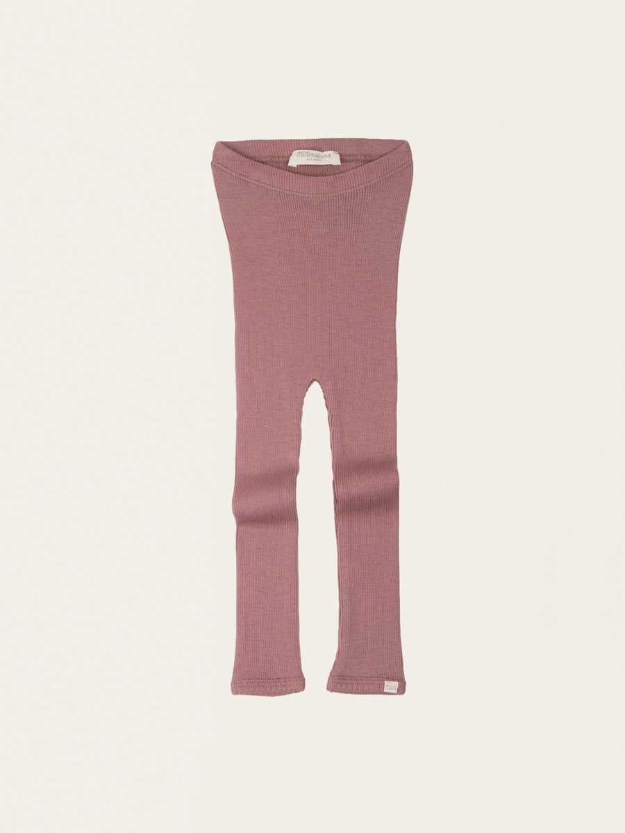 Ciepłe legginsy z wełny merino Winter Blush