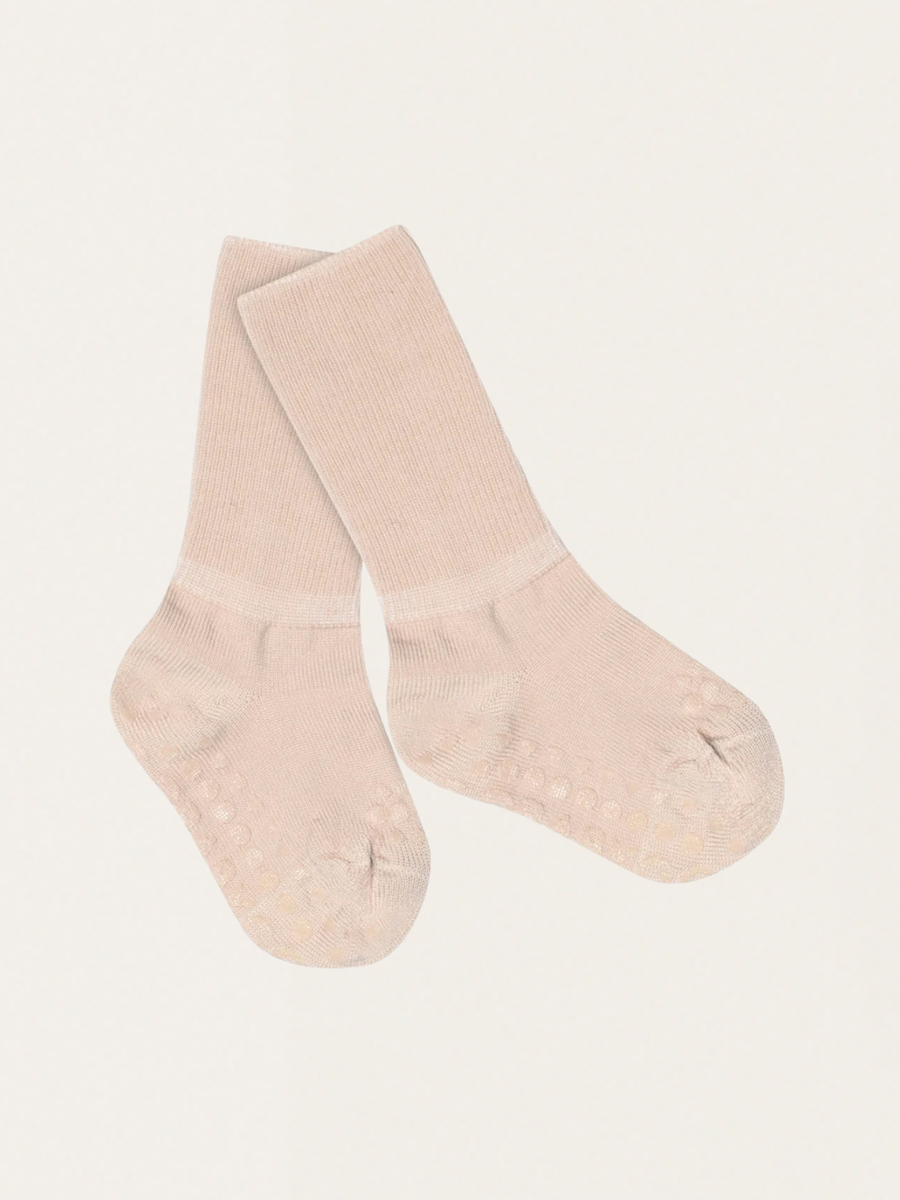 Antypoślizgowe skarpetki do raczkowania z wełny merino