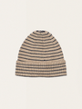 Czapka z wełny merino Louli STRIPE BLUIE