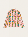 Bawełniany long sleeve turtle neck Dices all over