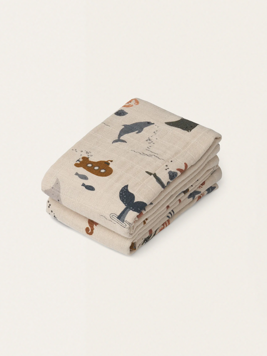 Pieluszki muślinowe Lewis 2 szt.