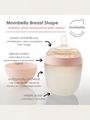 Butelka antykolkowa silikonowa Breast Shape Old Roze