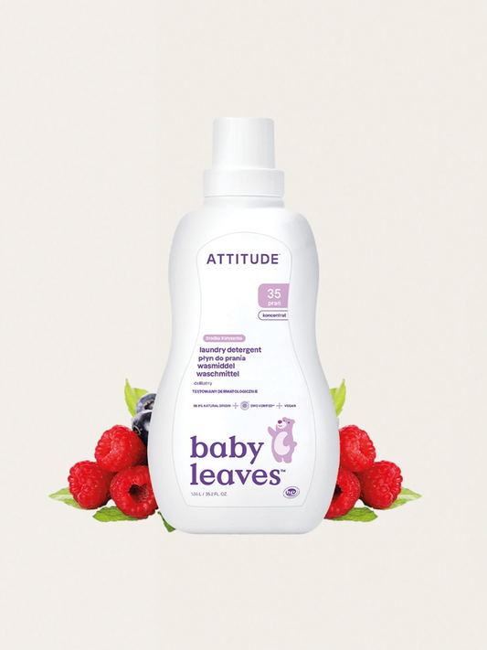 Hipoalergiczny płyn do prania tkanin dziecięcych Baby Leaves™  1L Sweet Lullaby
