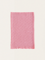 Ciepły komin z włoskiej wełny merino Gigi Cotton Candy
