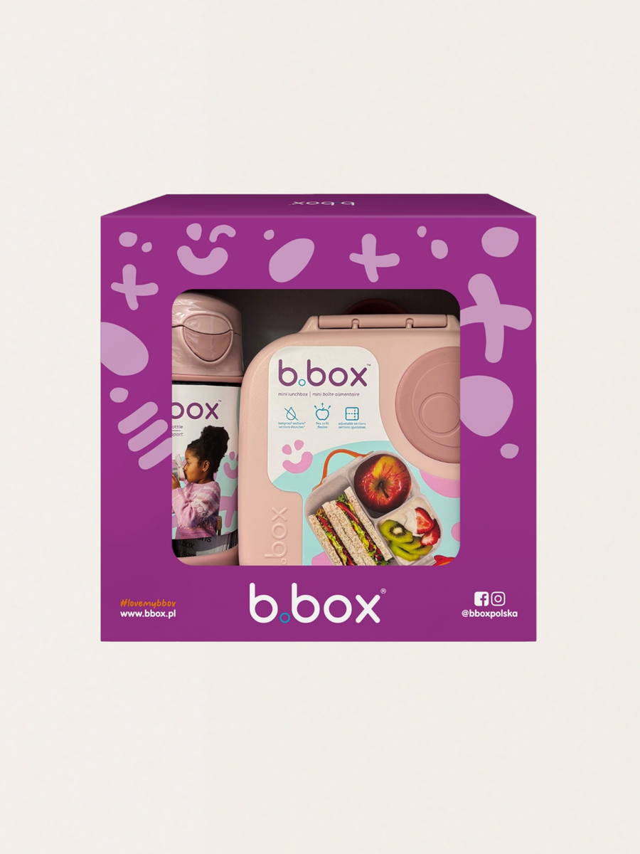 Zestaw - butelka tritanowa + mini lunchbox