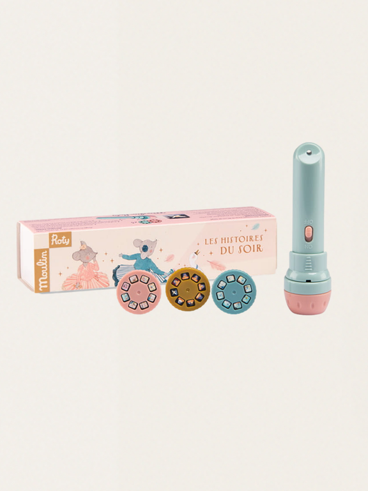 Latarka z projektorem bajek