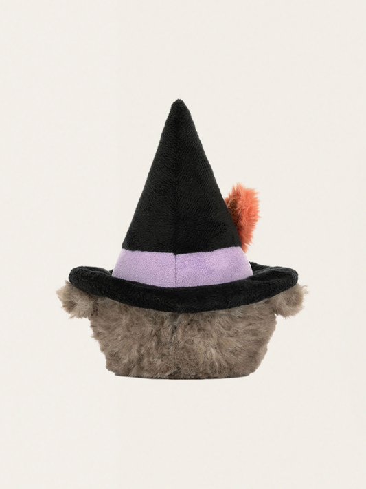 Sowa czarodziejka w kapeluszu 17 cm