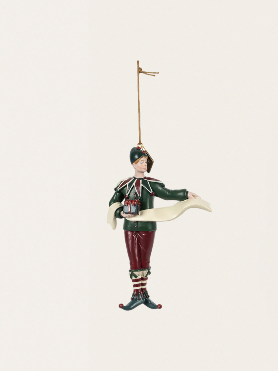 Ceramiczna ozdoba choinkowa Christmas Elf