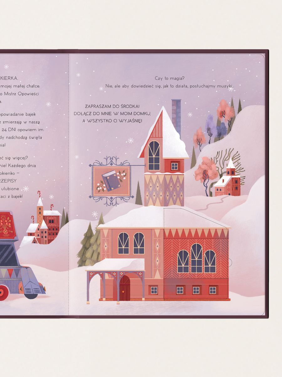 Czekając na Święta w Krainie Baśni. Kalendarz adwentowy z 24 okienkami