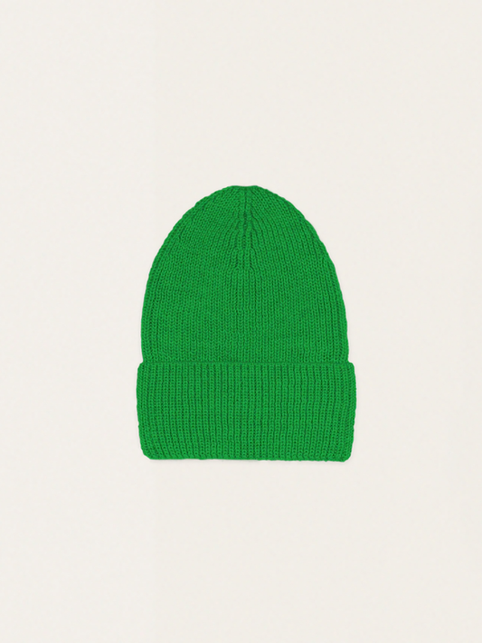 Całoroczna czapka z wełny merino Beanie Everyday Green