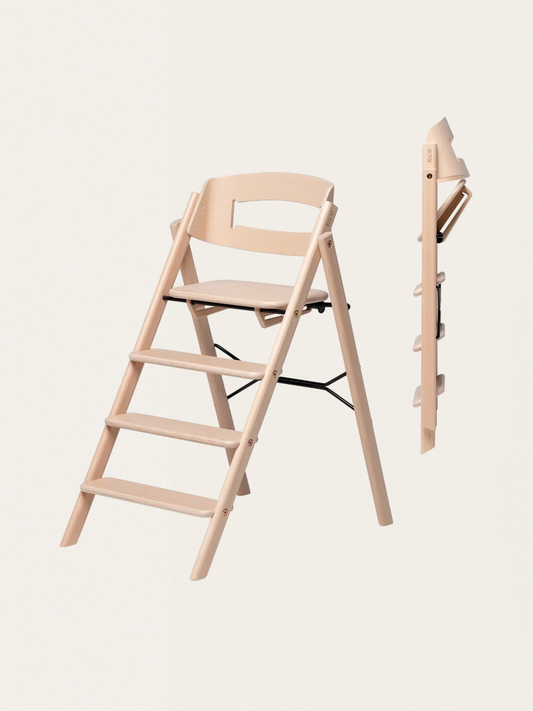 Składane krzesełko bukowe do karmienia Kaos Klapp Beech