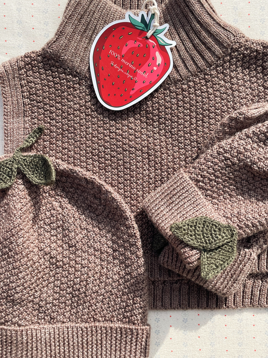 Golfik z wełny merino Fruity Neckwarmer