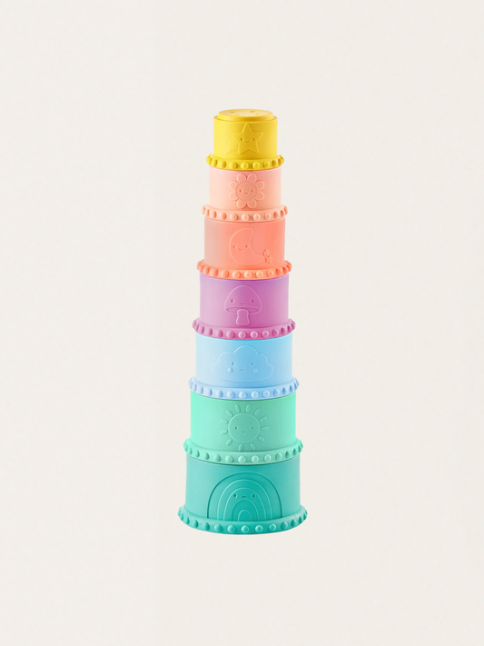 Stackin’ Squishies – miękkie kubeczki i klocki sensoryczne 2w1