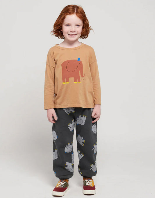Bawełniane spodnie Kids The Elephant all over