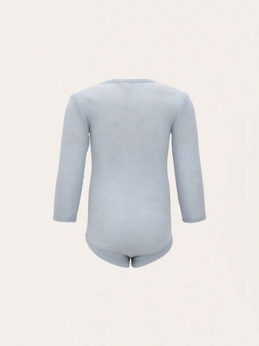 Body z wełny merino Alaska - Ice Blue