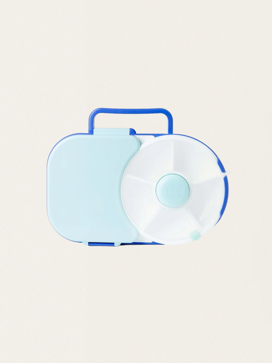 Lunchbox z obrotowym pojemnikiem na przekąski 2w1