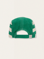 Bawełniana czapka z daszkiem Kids Bobo Choses Green Stripes
