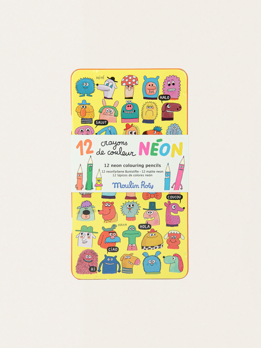 Kredki neonowe 12 szt. Les Schmouks