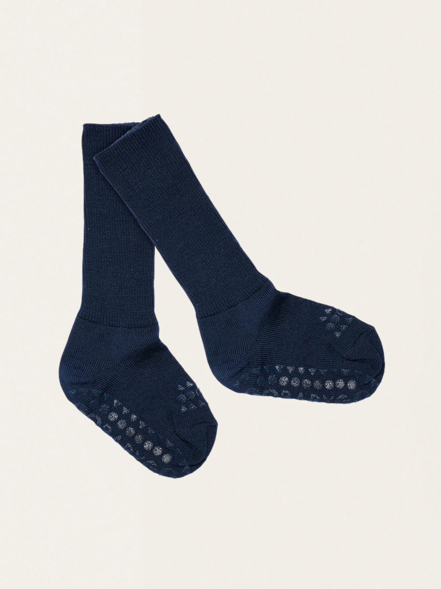 Antypoślizgowe skarpetki do raczkowania z wełny merino