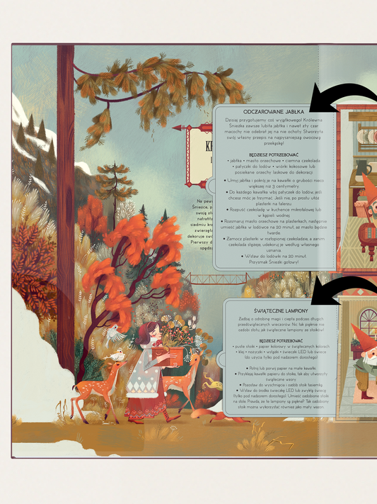 Czekając na Święta w Krainie Baśni. Kalendarz adwentowy z 24 okienkami