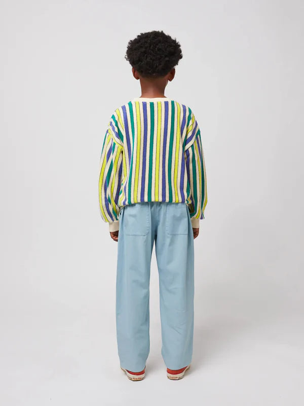 Bawełniana bluza frotte Kids Multicolor Stripes