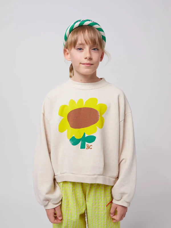 Bawełniana krótka bluza Kids Sunflower