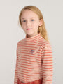 Bawełniany long sleeve Kids Energy Flower Stripes