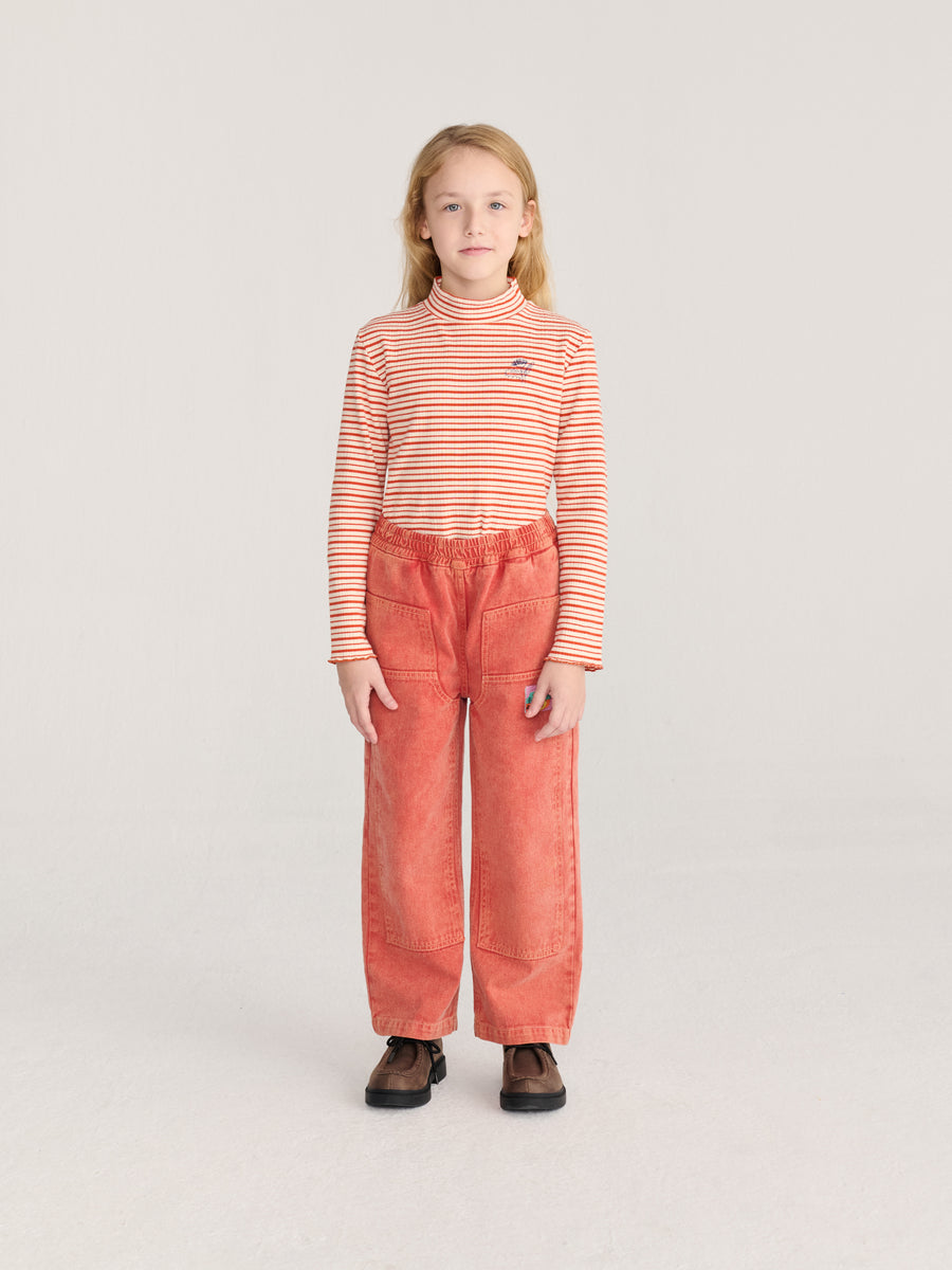 Bawełniany long sleeve Kids Energy Flower Stripes
