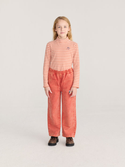 Bawełniany long sleeve Kids Energy Flower Stripes