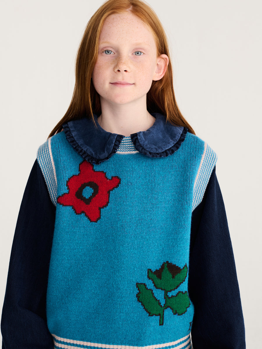 Dzianinowa kamizelka Kids Blossom