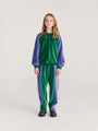 Welurowe spodnie Kids Color Block