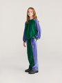 Welurowa bluza Kids Color Block