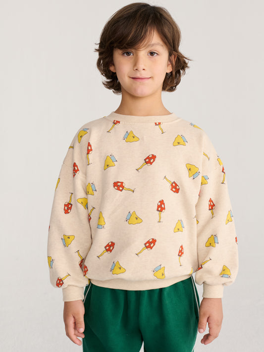 Bawełniana bluza Kids Mush Monster Duo all over
