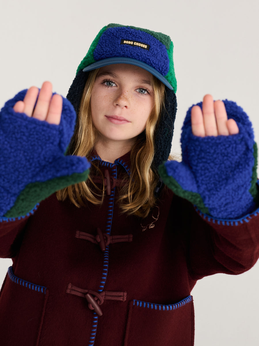 Ocieplana czapka pilotka Kids Bobo Choses Color Block