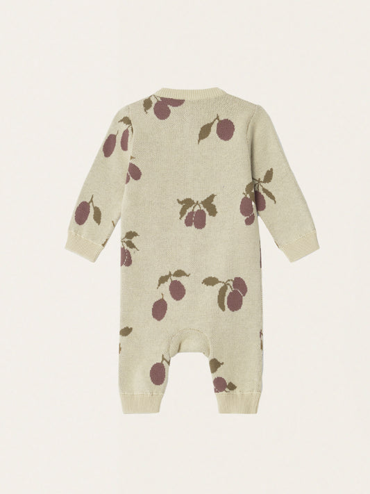 Dzianinowy kombinezon onesie Prune Beige