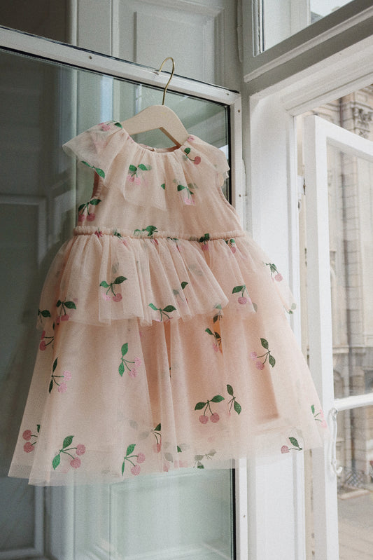 Tiulowa sukienka Mili Ma Grande Cerise Pink Glitter