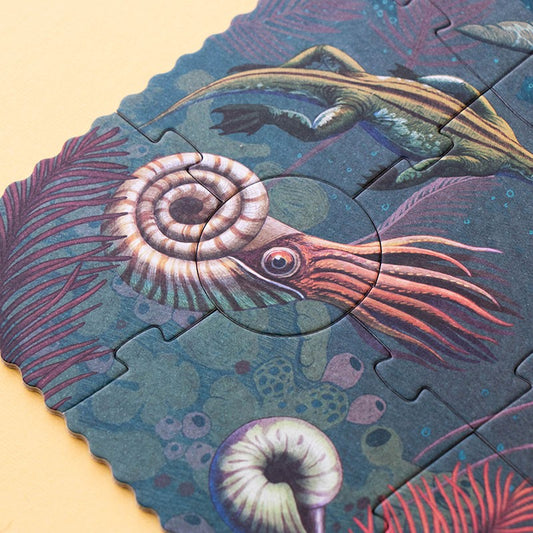 Puzzle z grą obserwacyjną Era Dinozaurów 100 el.