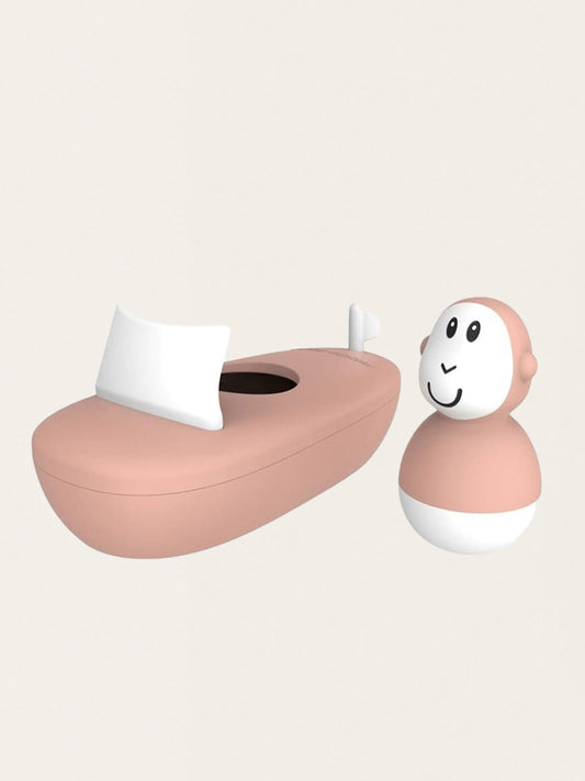 Łódka do kąpieli z małpką