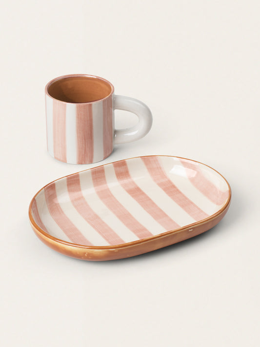 Zestaw kamionkowych naczyń Milu