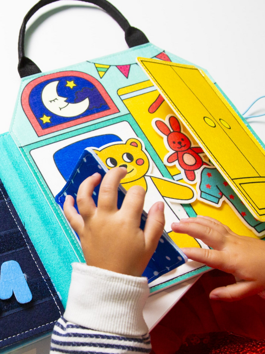 Miękka książeczka aktywizująca Montessori