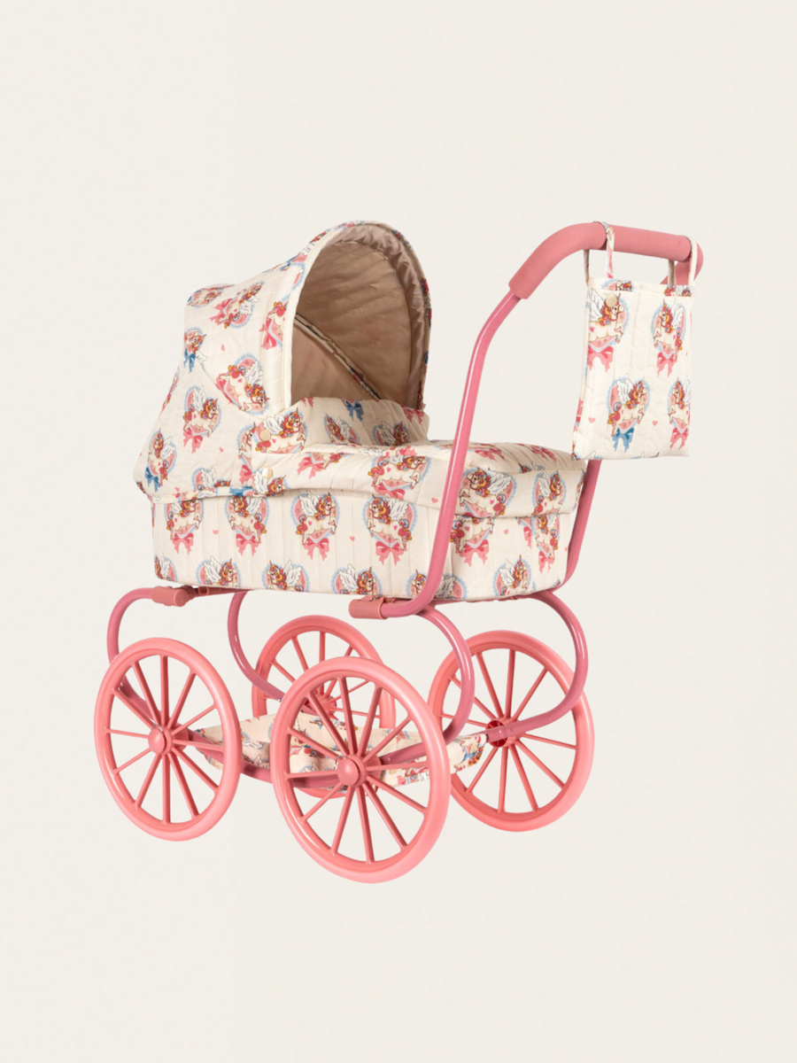 Wózek vintage dla lalek Doll Pram Mini Twinkle Sprinkle