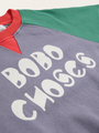 Bawełniana bluza z raglanowym rękawem Kids Bobo Choses Color Block